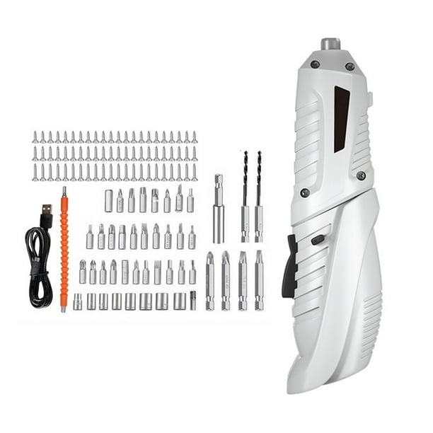 250r/min Screwdriver Set, Multifunctional Screwdriver Metal Bits Repairing Tool Kit, Electric Screw Driver for Mobilephones Computers Home Appliances