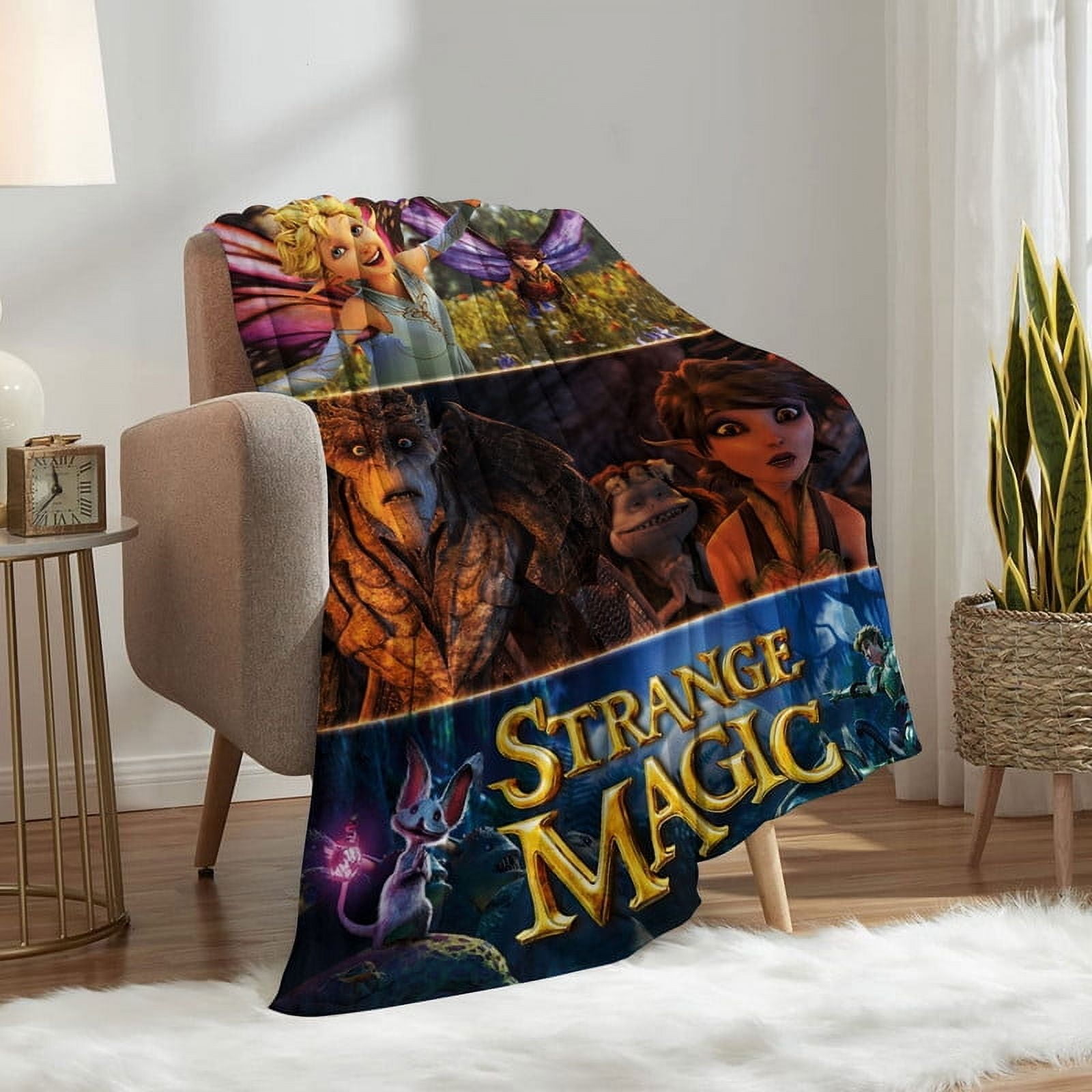 Strange Magic Throw Blanket Gifts for Fans Lover Girls Boys Women Present Hoodie Him Bed 50"x60"