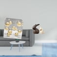 thumbnail image 2 of Adorno De Mesa Con Bola De Acrílico Transparente Y Estatua De Cerámica De Conejito De Porcelana. Ideal Para Decorar El Hogar, Balcón, Oficina, Estantería, Vitrina, Armario O Jardín., 2 of 8