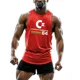 thumbnail image 3 of Camiseta sin mangas de secado rápido para baloncesto, moda para exteriores, ocio, transpirable, para las cuatro estaciones, Y2k, ropa deportiva para gimnasio Fnaf, camiseta sin mangas para hombre, 3 of 5