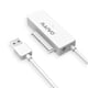 thumbnail image 3 of Cable adaptador Maiwo USB a SATA HDD para oficina en casa, convertidor de disco duro de 2,5 pulgadas de velocidad rápida, carcasa de plástico Estaciones de acoplamiento para portátiles blanco, 3 of 8