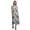 thumbnail image 1 of Bimba Robe de Plage Longue Dos Nu à Col Licou Imprimée pour Femmes à Motif de Peau d'Animal - Grande, 1 of 6