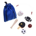 thumbnail image 3 of hengtong Dollhouse Miniature Sports Set Dollhouse Sports Equipment for Home Kids Boys, 3 of 9