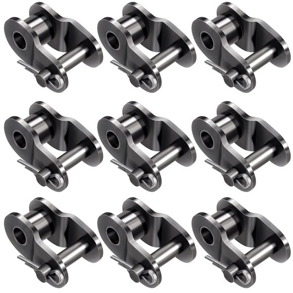 Oiiki 9Pcs Lien de Décalage de Chaîne de Rouleau 420, Demi-Lien, Lien de Manivelle
