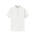 thumbnail image 1 of Camisetas de Manga Larga para Hombre Algodón Europa Y América Pina Plaid Stand Collar Deshebilla Camisa Blusa, 1 of 7