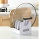 thumbnail image 1 of Soporte plegable para tapas - Organizador de encimera que ahorra espacio para utensilios de cocina, espátulas y cucharas, 1 of 6