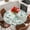 Teal, variant on Teal Boho Round Tablecloth, Fitted Table Cover with Elastic for 36"-44" Round Tables, Vintage Pattern Ethnic Flower Tribal Leaf Table Cloth Outdoor Indoor Dinning Party Waterproof Tablecloths