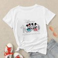 thumbnail image 1 of 100 Years of Wonder Disney T-shirts Classic Mickey Mouse Print Black Tops Aesthetic Harajuku T Shirt Women Streetwear CasualXL Gao Jinjia LED, 1 of 2