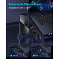 thumbnail image 4 of Upgrade Laptop Cooling Pad, Laptop Cooler 2 Fans for 10-15.6 Inch Laptops, 5 Height Stands, 2 USB Ports, 4 of 5