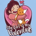 thumbnail image 3 of CafePress - My Cat Is My Valentine T Shirt - Men's Classic Graphic T-Shirt, 3 of 4