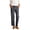 Dark Gray women mid rise trousers with pockets a1, variant on Cagogo Women's Straight Mid Rise Trousers with Pockets Casual Regular Fit Long Pants Work Trousers Workout Lounge Beach Travel Fashion Clothes, Khaki XL
