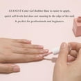 thumbnail image 4 of FZANEST Rubber Base Gel For Nails Kit,Base Color Gel Nail Polish Milky Pink Sheer Nude Nature Gel In a Bottle Set, Extension Gel Polish 7.5ml*6, 4 of 5