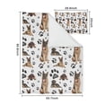 thumbnail image 5 of German Shepherd Dog and Footprint Duvet Cover and Pillowcase Set for Single Bedding, Bedroom Accessories for Kids Teens, 5 of 5