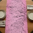 thumbnail image 5 of Table Runners 72 Inches Long Dress Scarves, Pink Ribbon Farmhouse Kitchen/Dining Table Runner, Coffee Tablerunners, Wings Romantic Love Heart Flowers Retro Country 13x72 Inch, 5 of 9