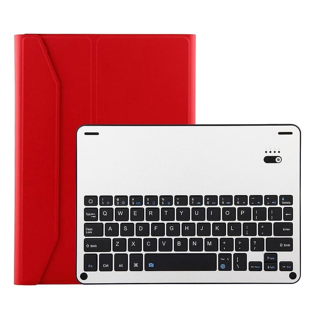 Compatible FT-1038B Bluetooth Aluminum Alloy Keyboard + Leather Case High quality Gift