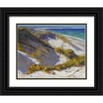thumbnail image 1 of Gercken, Graham 32x26 Black Ornate Wood Framed with Double Matting Museum Art Print Titled - Beach Dunes, 1 of 4