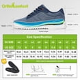thumbnail image 3 of OrthoComfoot Men's Arch Support Shoes with Lace Up Design Leisure Sneaker for Plantar Fasciitis with Z Shape Anti Slip Outsole, 3 of 7
