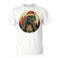 thumbnail image 2 of SR Santazilla Japanese Monster Kaiju Dinosaur Christmas T-Shirt, 2 of 6