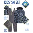 thumbnail image 5 of Arctic Hero Kids' Ski Set – 2 Piece Unisex Insulated Waterproof Snow Bib & Hooded Jacket (4-18), 5 of 7