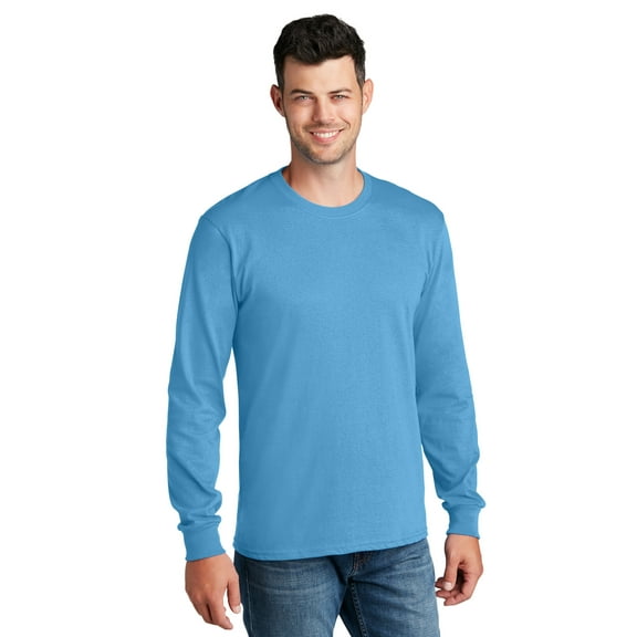 Port & Company ® - Long Sleeve Core Cotton Tee. PC54LS