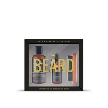 CREMO RESERVE COLLECTION BEARD CARE KIT - DISTILLER’S BLEND