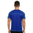 thumbnail image 4 of vastwit Men's Rash Guard Swim Shirt Short Sleeve Shirt Athletic Workout Quick Dry Ice-Silk T-Shirt Royal Blue XL, 4 of 7