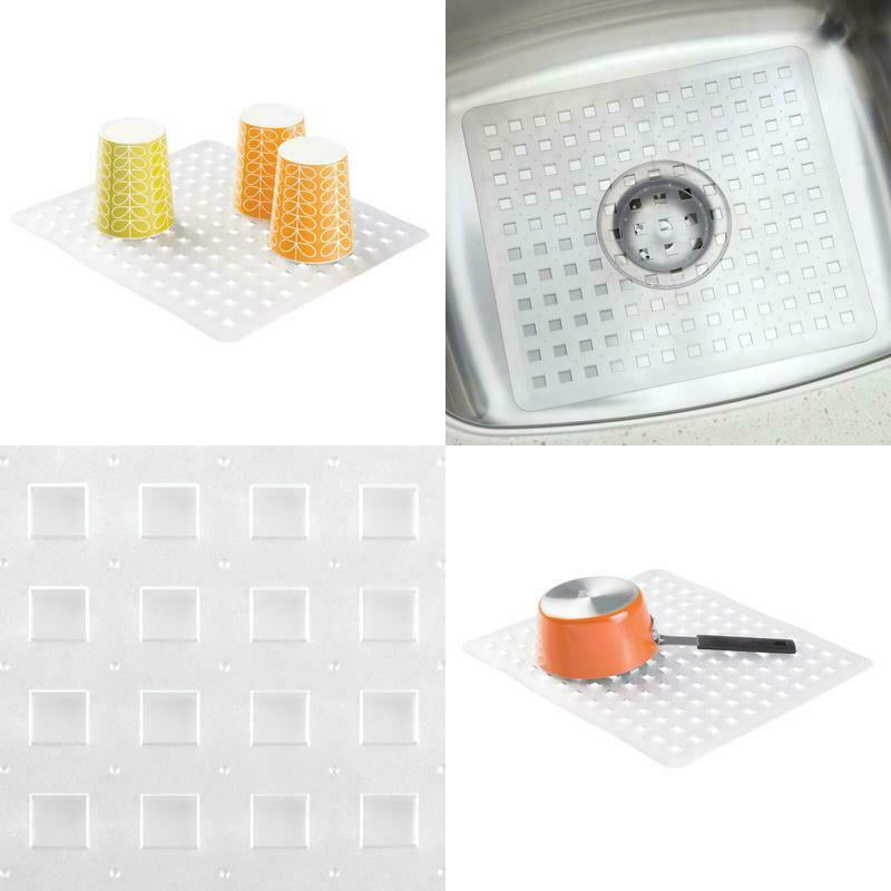 Interdesign Euro Kitchen Sink Protector Mat, Regular, Clear Walmart