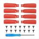 thumbnail image 1 of Para FLIP Propeller 4022F Color Reemplazo Hélice Ala Accesorios,Accesorios Cuchilla Drone Cámara Accesorios Rojo, 1 of 8