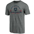 thumbnail image 2 of Men's Heathered Gray Army Black Knights Team Freedom Tri-Blend T-Shirt, 2 of 3