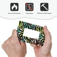 thumbnail image 4 of DouZhe 1-Gang Decorator/Rocker Wallplate, Colorful Zebra Exotic Animal Decorative Wall Plates, 4 of 7