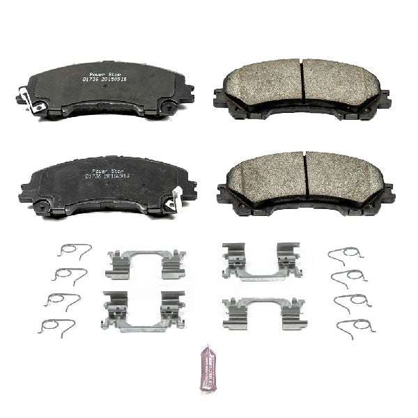 OE Replacement for 20142017 Nissan Rogue Front Disc Brake Pad and Hardware Kit (Advance