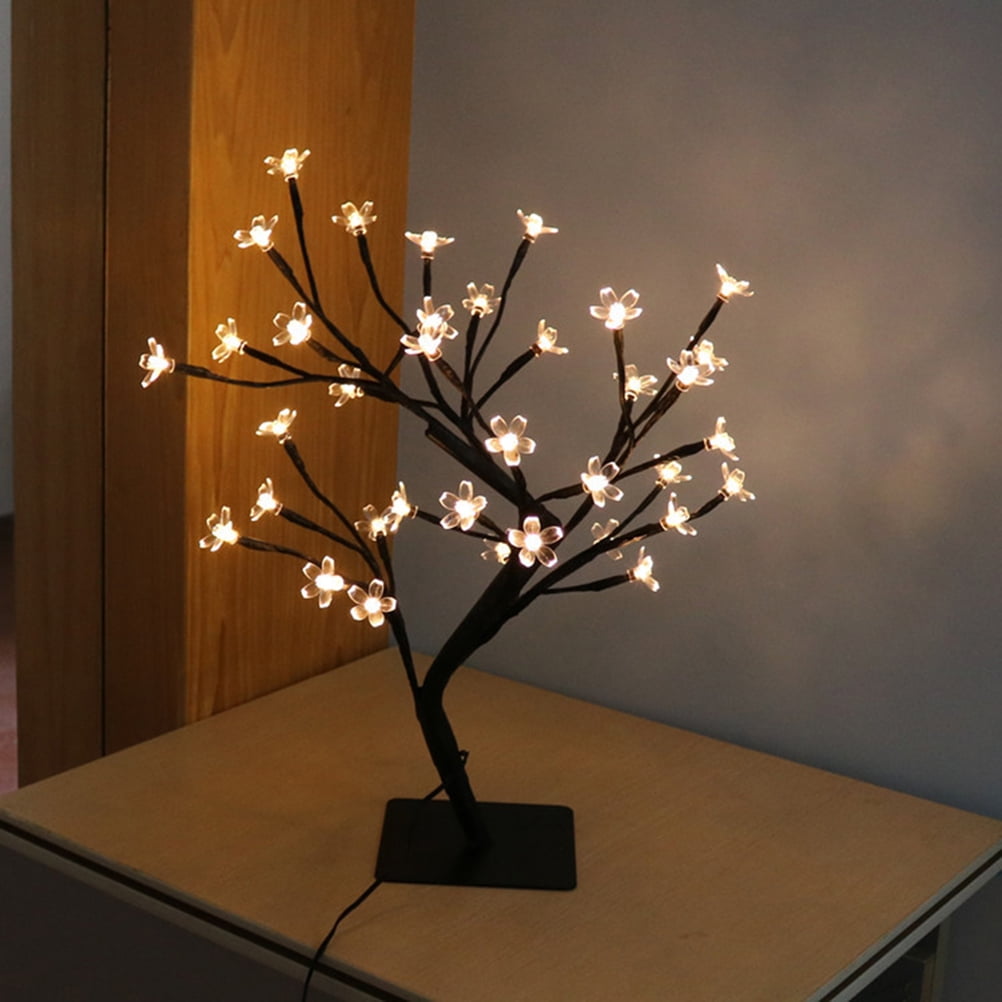 36 LED Decorative Cherry Tree Light Cherry Blossom Bonsai Light Lamp