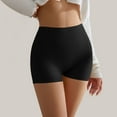 thumbnail image 3 of High Waisted Shorts New Womens Seamless Shaping BoyShorts Panties Tummy Suits Shapewear Underwear Under Dress Shorts Fashion Yoga Short Womens Biker Shorts Womens Sweat Shorts New Black XL, 3 of 4