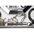 thumbnail image 2 of 13" x 8" Silver Polystone People Sculpture, by DecMode, 2 of 12