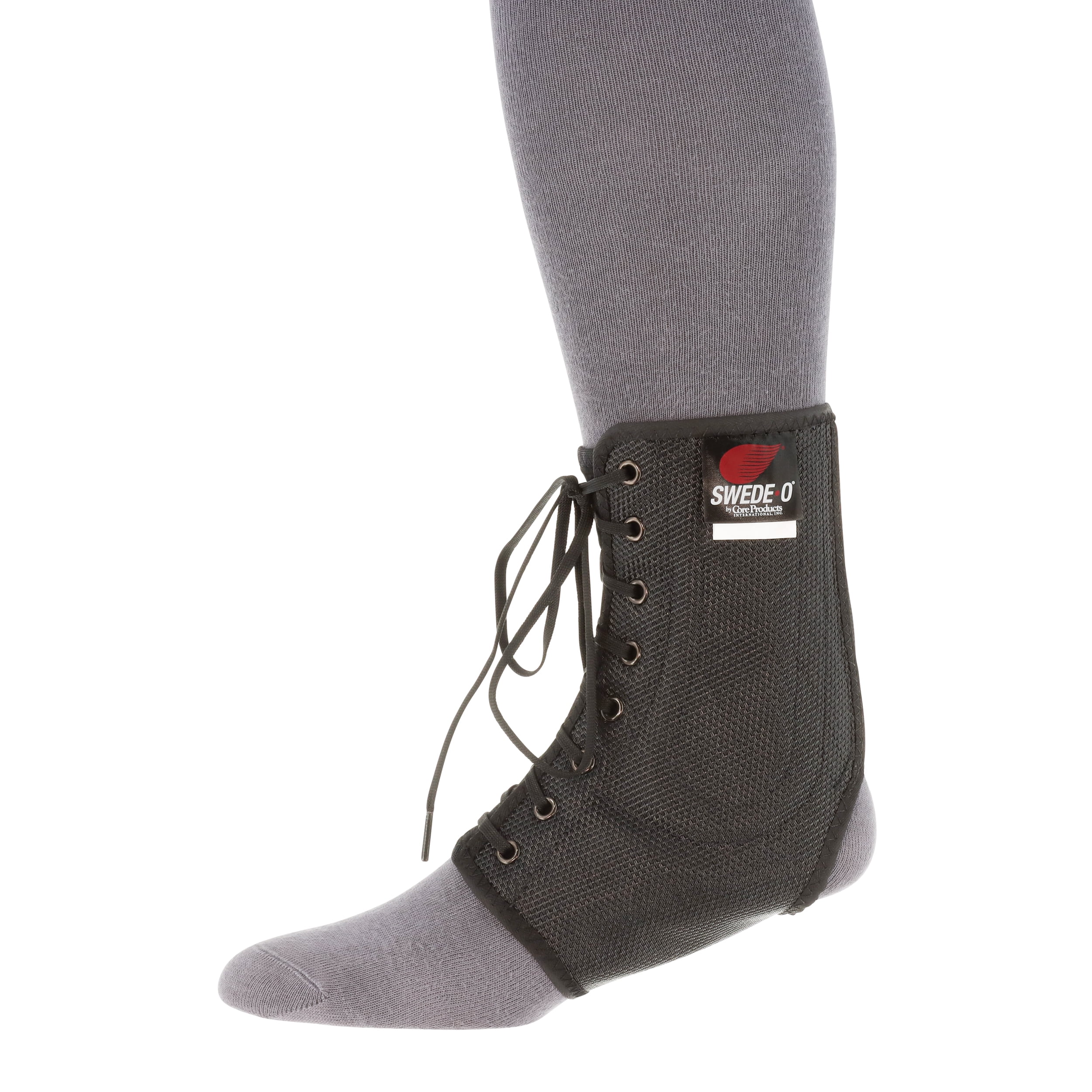 Swede-O Trim Lok Laced Ankle Brace - Black, Medium