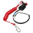 thumbnail image 5 of Boat Motor Emergency Stop Switch for / Outboard Stop Switch Cut Off Switches with Safety Lanyard, 5 of 6