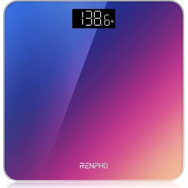 RENPHO Highly Accurate Digital Body Weight Scale, Digital Bathroom Scale with Lighted LED Display, 400 lb, Gradient