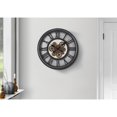 thumbnail image 1 of Monarch Specialties I 9064 - Clocks, 20" Round, Gear Mechanism, Wall Clock, Black, Transitional, 1 of 4