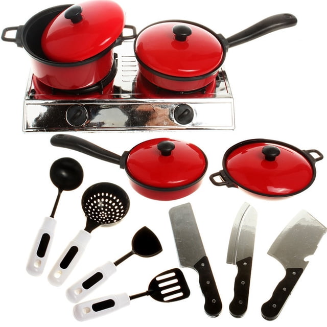 ICQOVD Tableware Playset Simulation Kitchen Accessories Set