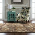 thumbnail image 3 of Linon Home Decor Trio Area Rug Collection, Green and Brown, 5' x 7', 3 of 4