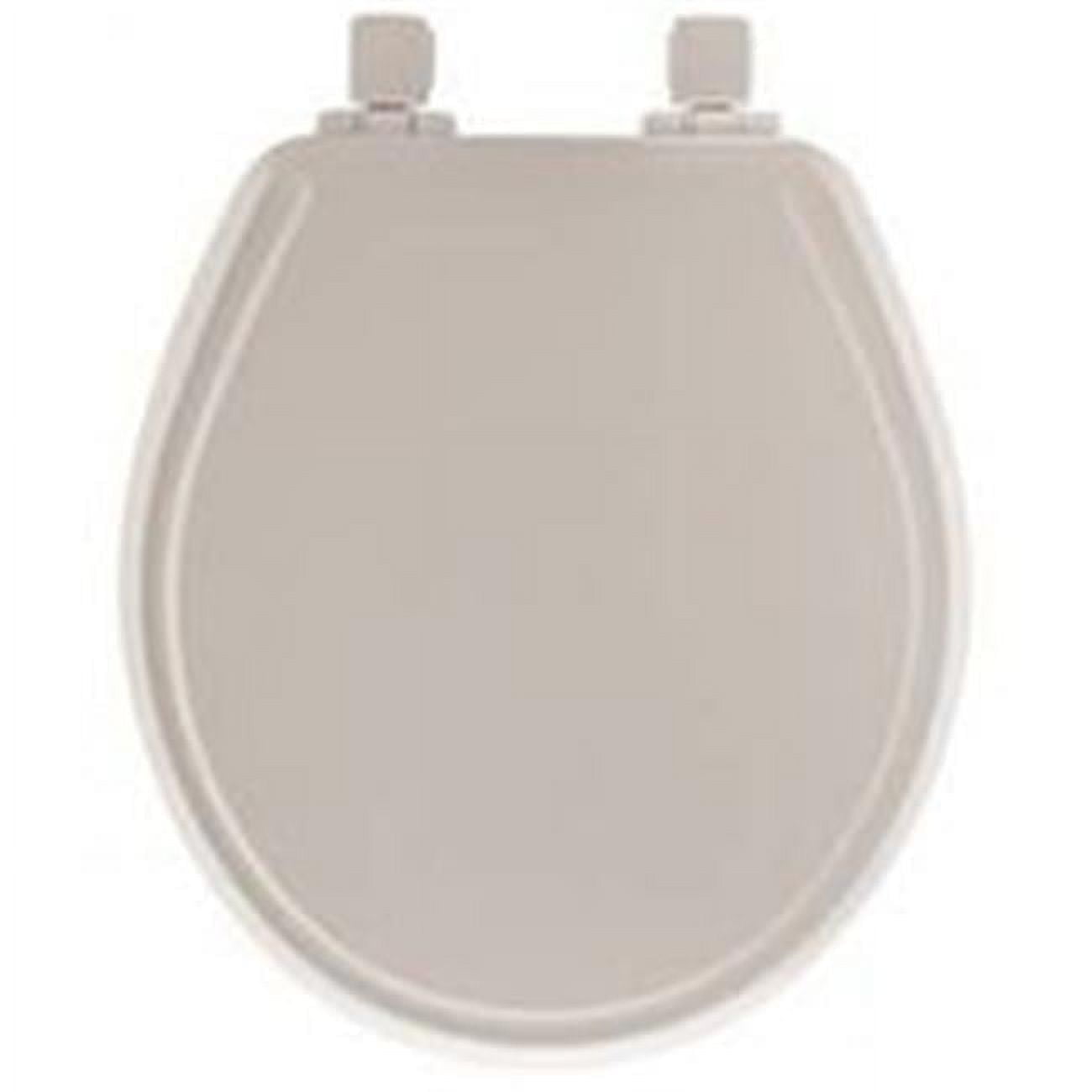Mayfair Slow Close Round White Molded Wood Toilet Seat