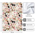 thumbnail image 3 of 2 Pcs Funny Kitchen Towels,Chihuahua and Flower Florals Microfiber Dish Towels,Kitchen Tea Towels,Kitchen Towel Set (18" X 26"), 3 of 3