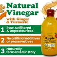 thumbnail image 4 of Organic Apple Cider Vinegar with Ginger and Turmeric, 500 ml – Non-GMO, Vegan, Bulk (Pack of 6) - by Food To Live, 4 of 7