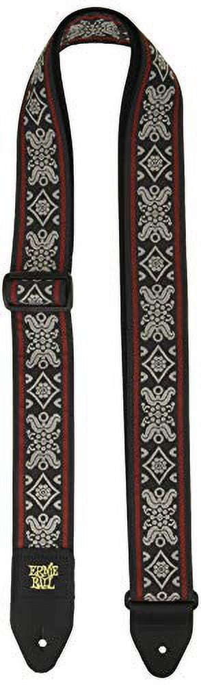 Ernie Ball Jacquard Guitar Strap - Blackjack Red