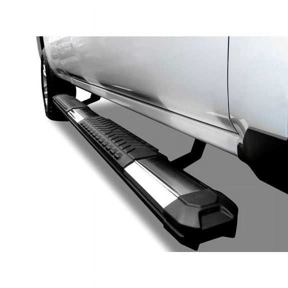 Black Horse Cutlass Polished Aluminum Running Boards Compatible with 2000-2016 Ford F250 Crew Cab