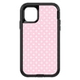 thumbnail image 1 of DistinctInk Custom SKIN / DECAL compatible with OtterBox Defender for iPhone 11 (6.1" Screen) - Pink & White Polka Dot Pattern, 1 of 5