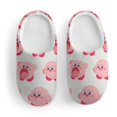 thumbnail image 3 of Kirby Pattern Soft Plush Slippers for Boys Girls Winter Warm Cotton Slippers with Rubber Sole Non-Slip Kid's Slip on Shoes Fluffy House Slippers For Indoor And Outdoor, 3 of 8