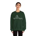 thumbnail image 4 of Graphic Heartbeat Boat Traveling Vacations Women Me Gildan 18000 Sweatshirt, 4 of 4