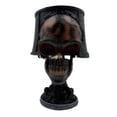thumbnail image 1 of Bewildely Lámpara de resina con forma de calavera para Halloween, decoración gótica para habitación, linterna de palma con calavera de Iluminación y accesorios, 1 of 6