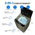 thumbnail image 6 of Kcpolre Portable Washing Machine, 17.8 lbs Full-Automatic Small Washing Machine for Apartment, 10 Wash Programs with Drain Hose Dorm Size Portable Washer for Home, College, Gold, 6 of 11